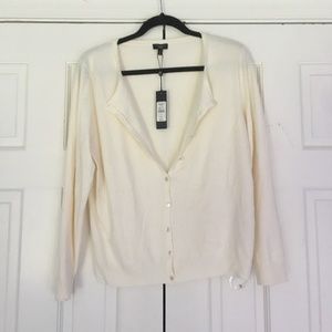 Talbots Cream Cardigan